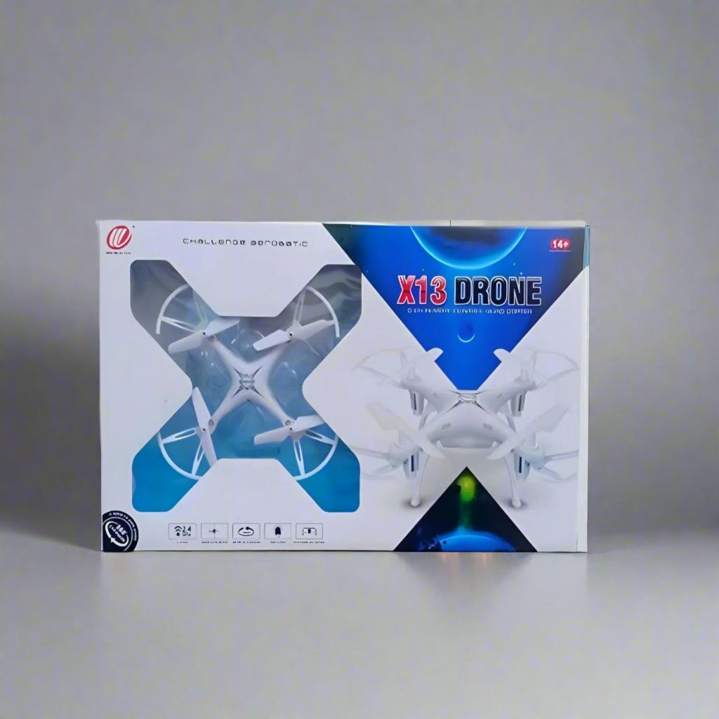 X13 Drone packaging on a white background
