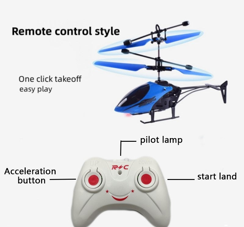 Remote Control and Rechargeable Mini RC Helicopter Ideal Toy for Children