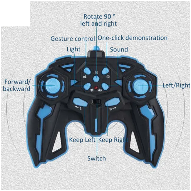 Baby Eagle Kids Toys Plastic Stunt Racing Remote Control Car
