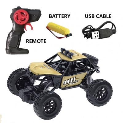 Off Road Monster Truck with High Speed Drift RC Car Toy Spray Rock Crawler