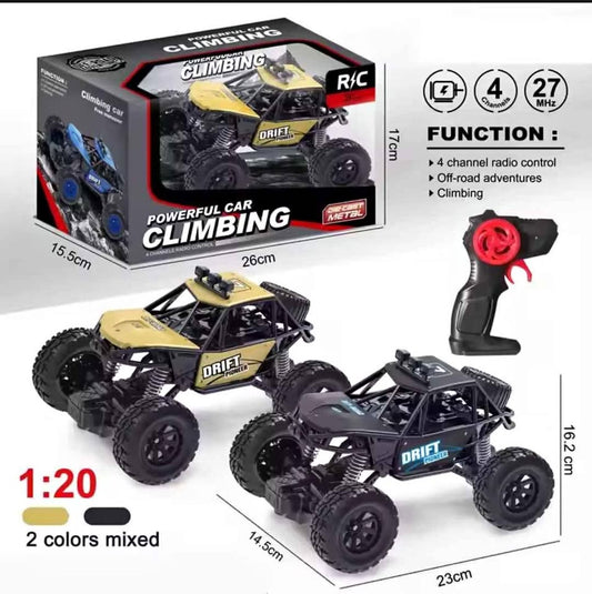 Off Road Monster Truck with High Speed Drift RC Car Toy Spray Rock Crawler