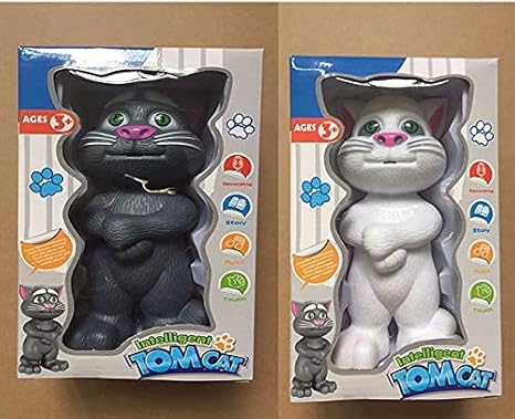 Toy Land Talking Tom Cat with Swing Songs Grey or White