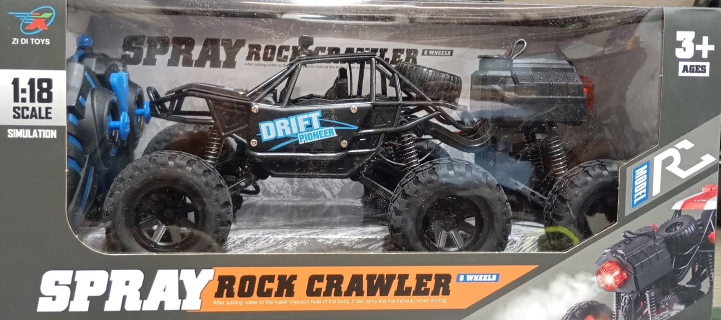 Off Road Monster Truck with High Speed Drift RC Car Toy Spray Rock Crawler