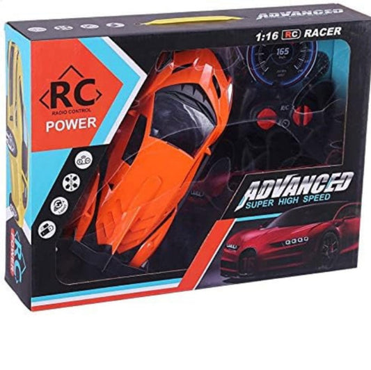 Remote Controls Car - Rechargeable- Orange & Black