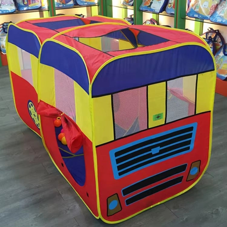 Baby Pop Up Bus Shaped Tent House | Foldable for Kids