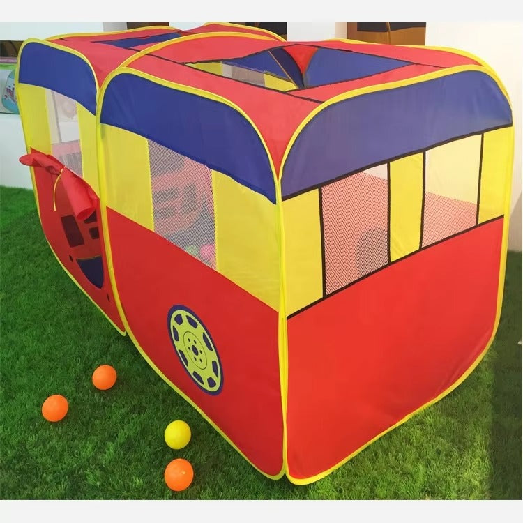 Baby Pop Up Bus Shaped Tent House | Foldable for Kids