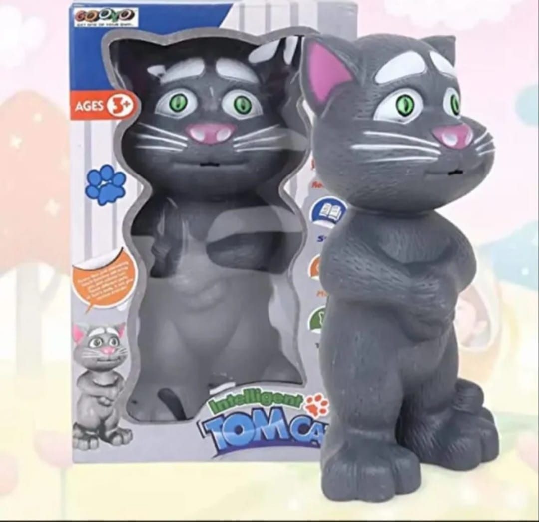 Toy Land Talking Tom Cat with Swing Songs Grey or White