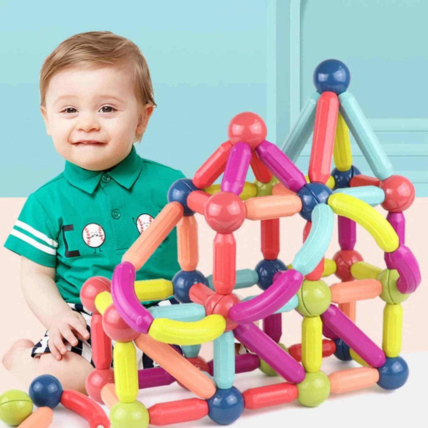 intelligent Magnetic Rod Puzzle For Kids